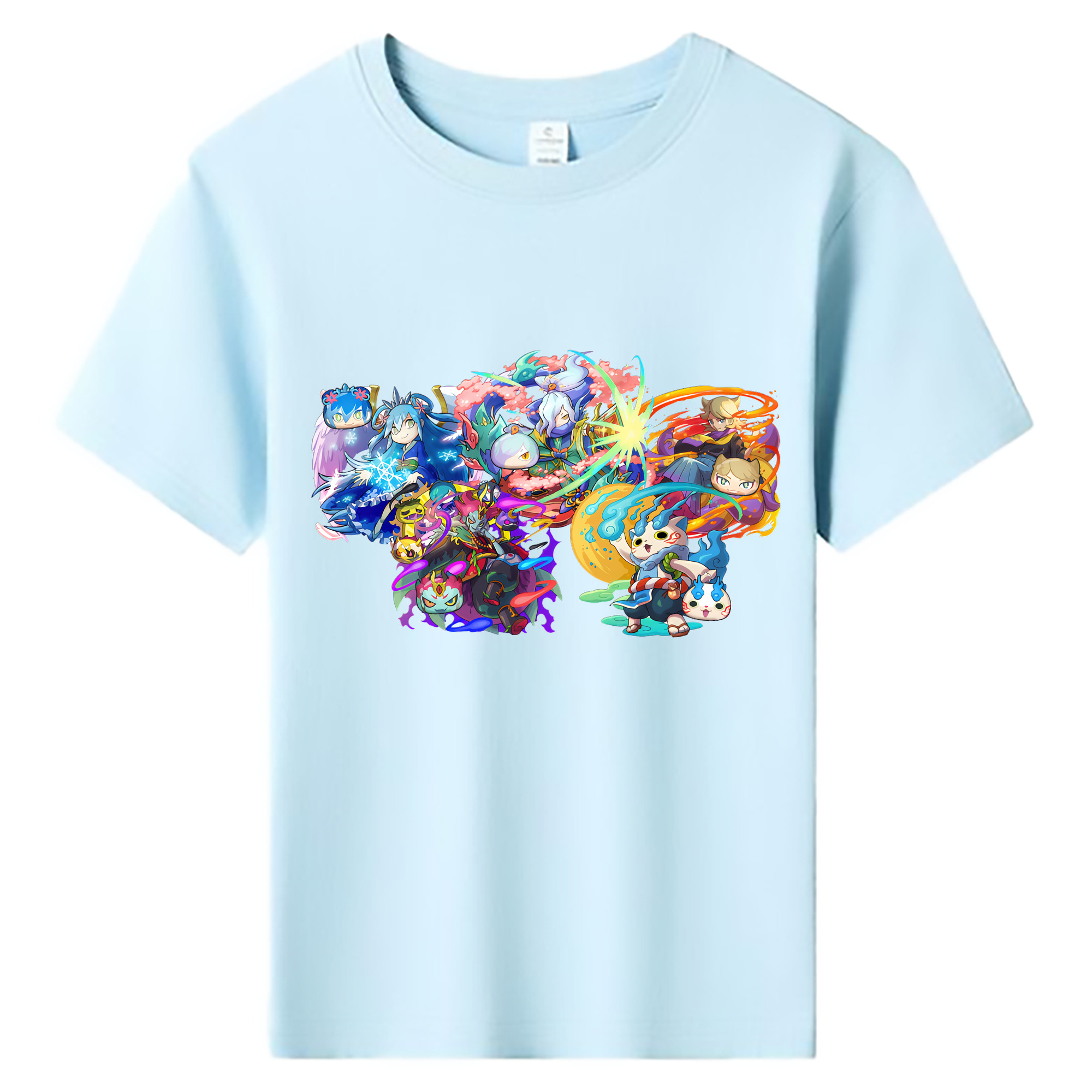 （画像用） 妖怪ウォッチ Yo-kai Watch 綿100％キッズTシャツ（フロントプリント）